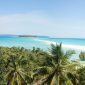 Image showing the coastline of the island of Nosy Be in Madagascar