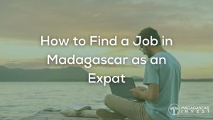 image of an expat with a job sitting on a beach in madagascar