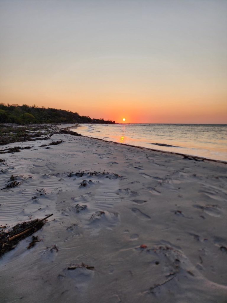 Image of a sunset on a 24 hectare property south of morondava in madagascar